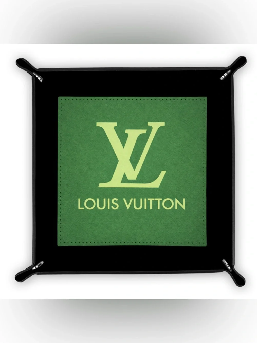HANDMADE FASHION Foldable PU Leather Accessory Tray